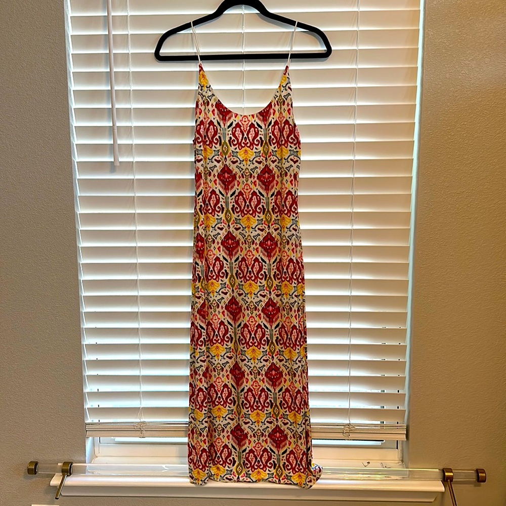 Alice + Olivia soft stretchy long printed dress *worn once*